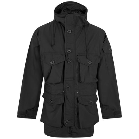 front view of arktis b110 combat smock black