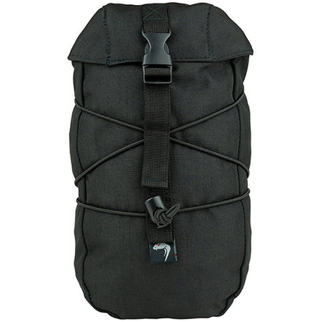 front view of black viper stuffa pouch