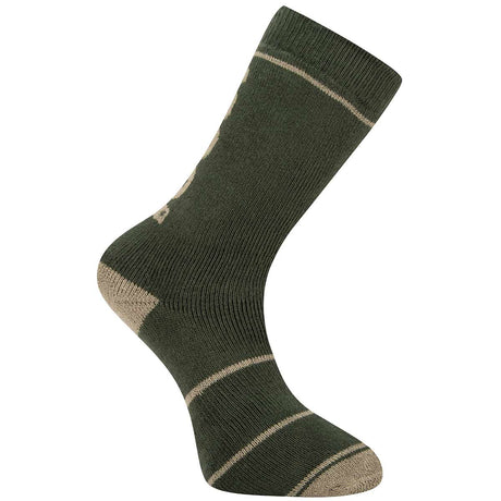 green rambler walking socks olive terry knit inner 2 pack