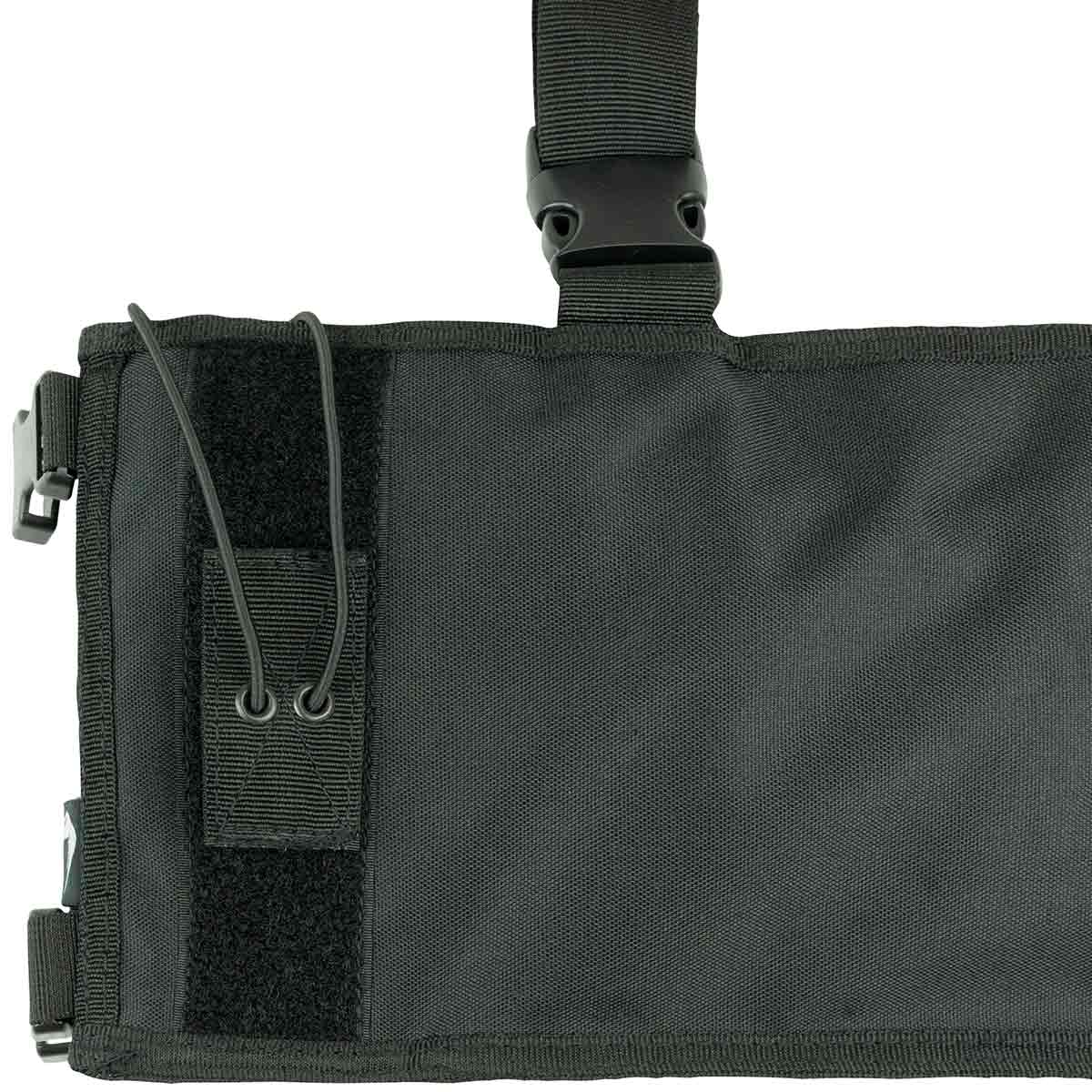 heavy duty cordura black fabric of viper special ops chest rig