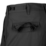 helikon bdu shorts black rear button pocket