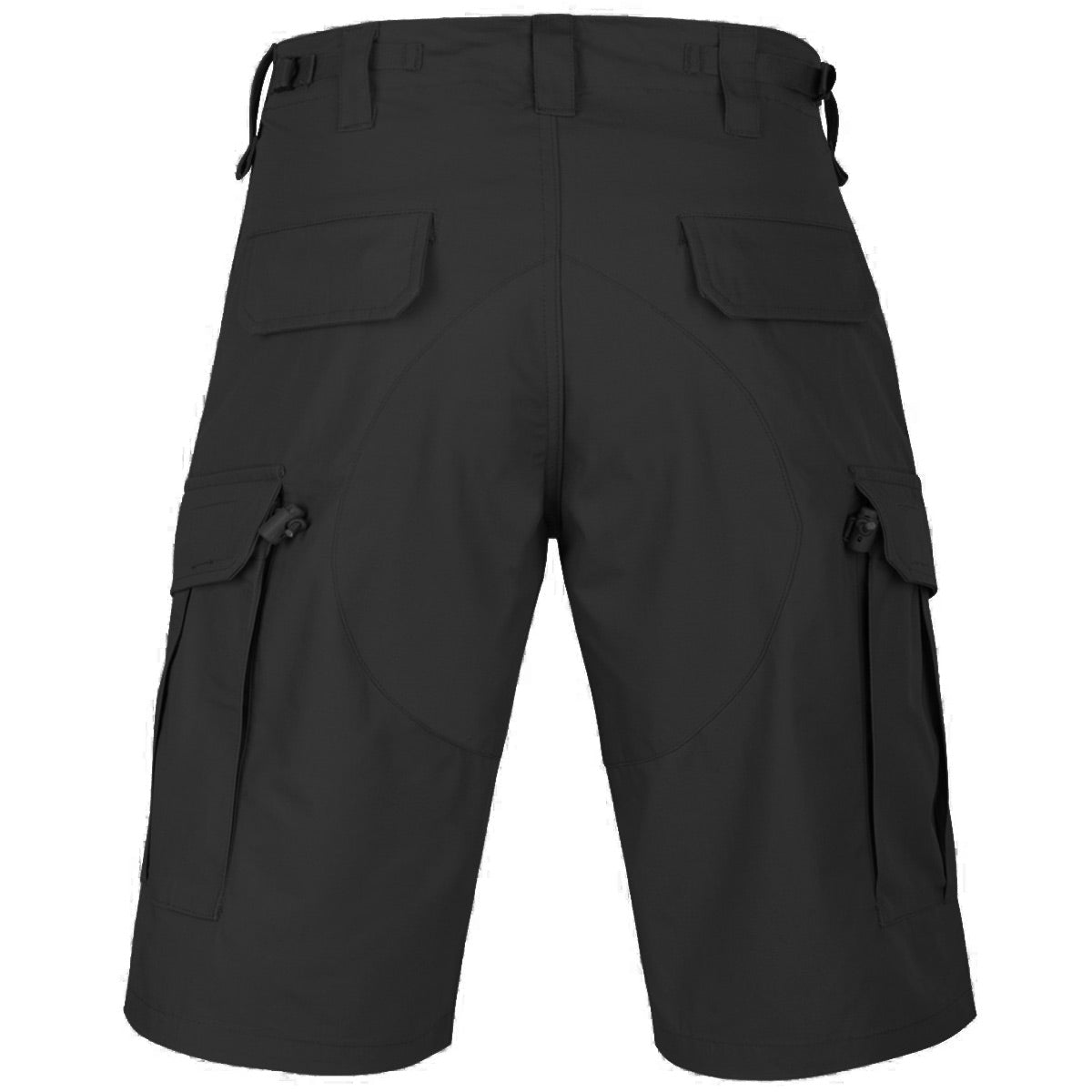 rear of helikon cpu shorts black