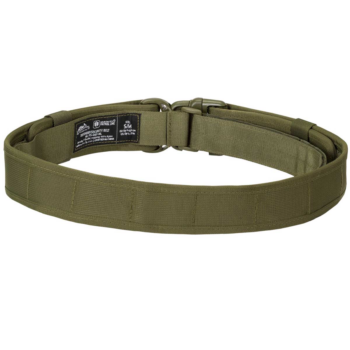 helikon defender security belt inner side olive green