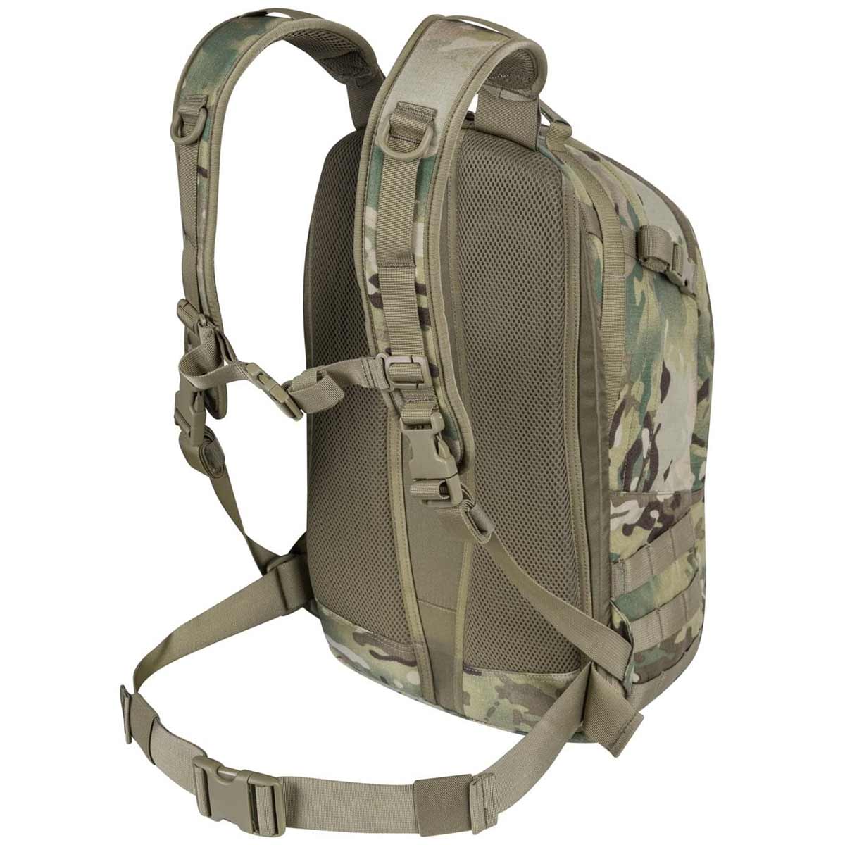 shoulder straps on helikon edc backpack multicam