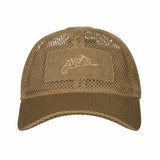 front peak of coyote helikon mesh baseball cap 