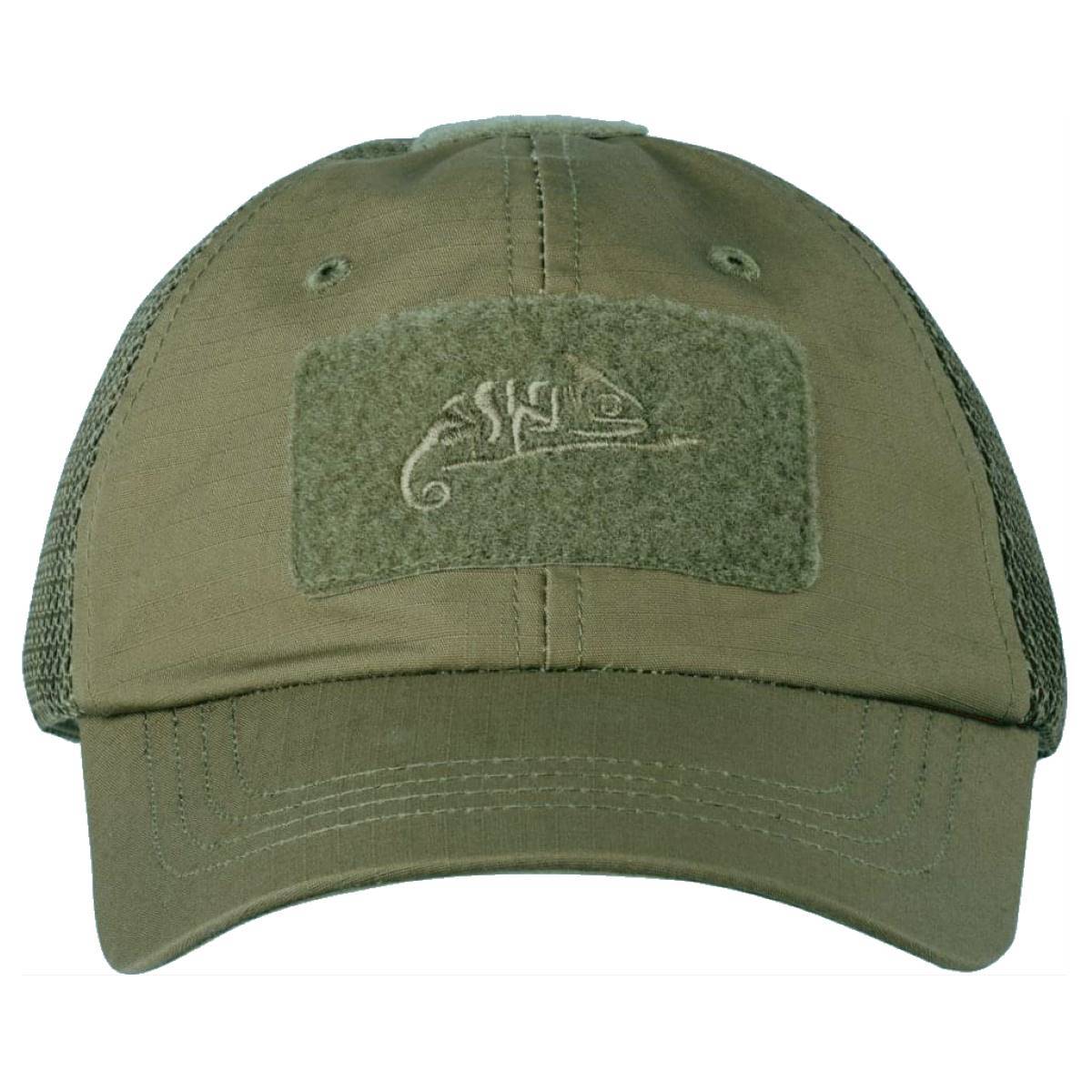 helikon vent baseball cap olive green peak