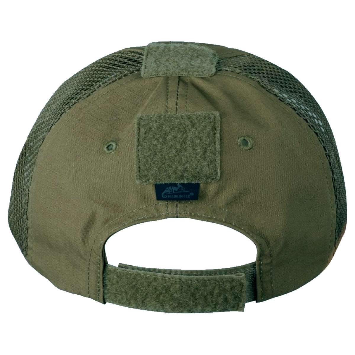 helikon vent baseball cap olive green rear