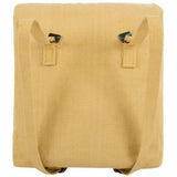 rear of highlander canvas webbing backpack beige