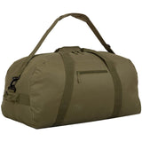 highlander cargo bag 65l olive green angle strap