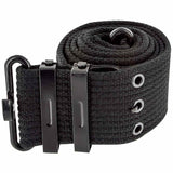 highlander cotton pistol belt black buckle