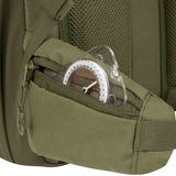 highlander eagle 3 backpack 40l olive zipped waist pocket