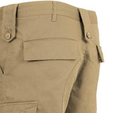 highlander elite combat shorts back pocket khaki