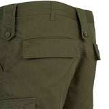 highlanelite combat shorts back pocket olive green