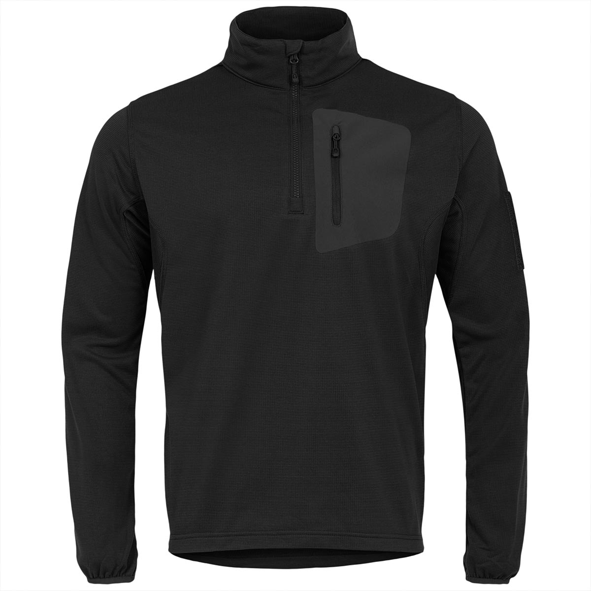 Front View of Highlander Hirta Fleece Black