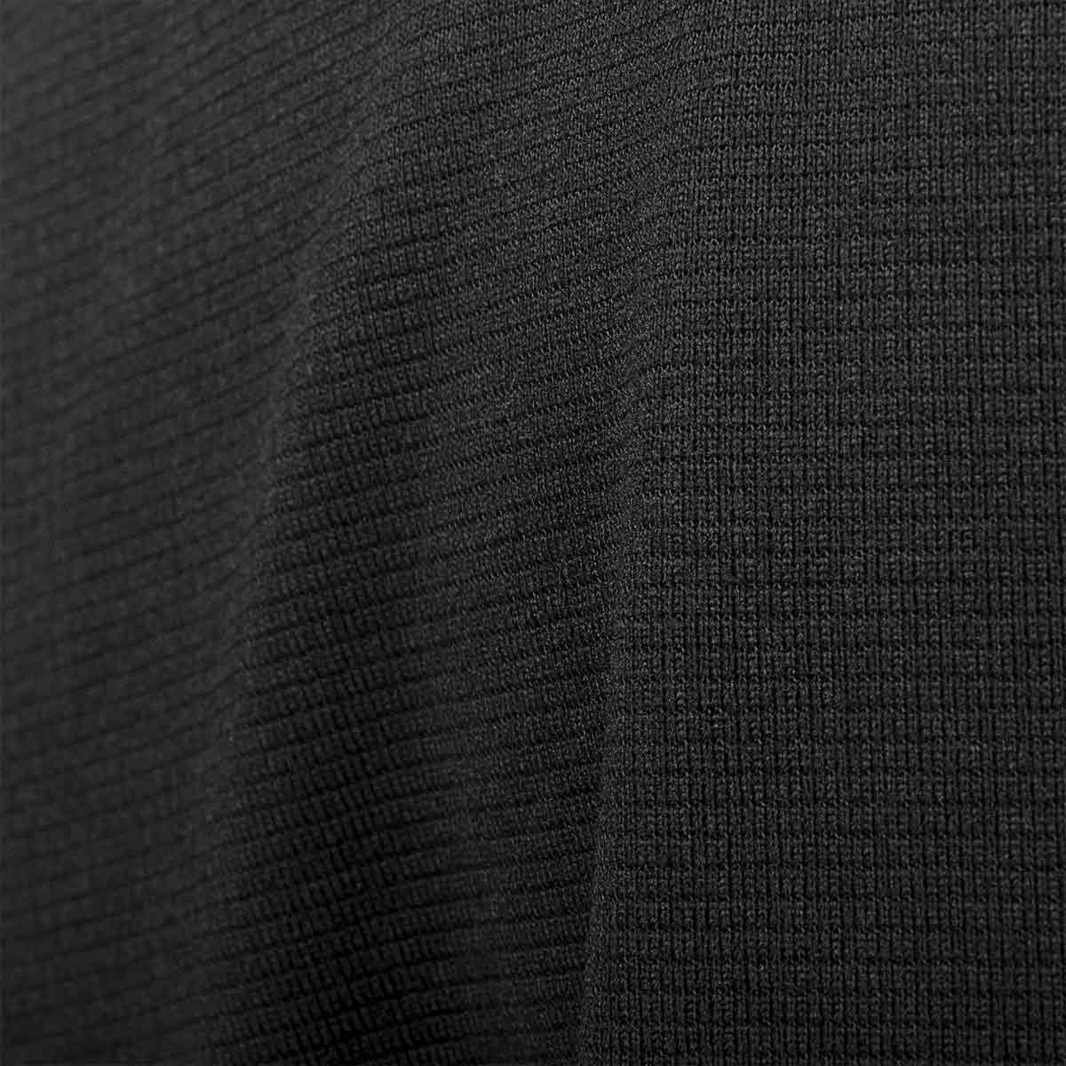 Black Material of Highlander Hirta Tactical Fleece