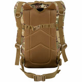 highlander recon 20l camo backpack rear view straps