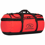 highlander storm kit bag 90 litre red holdall
