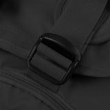 highlander storm kitbag duffle adjustable strap black 120l