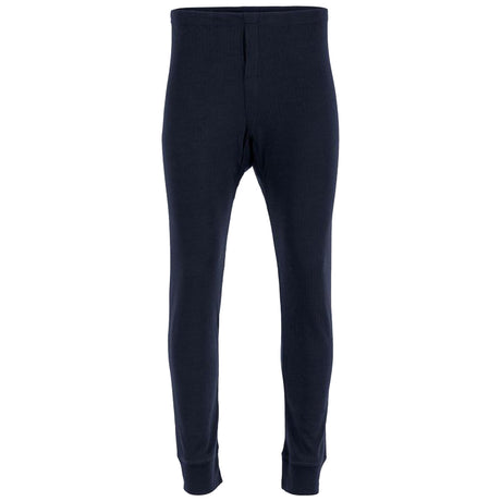 highlander thermal long johns navy blue front view