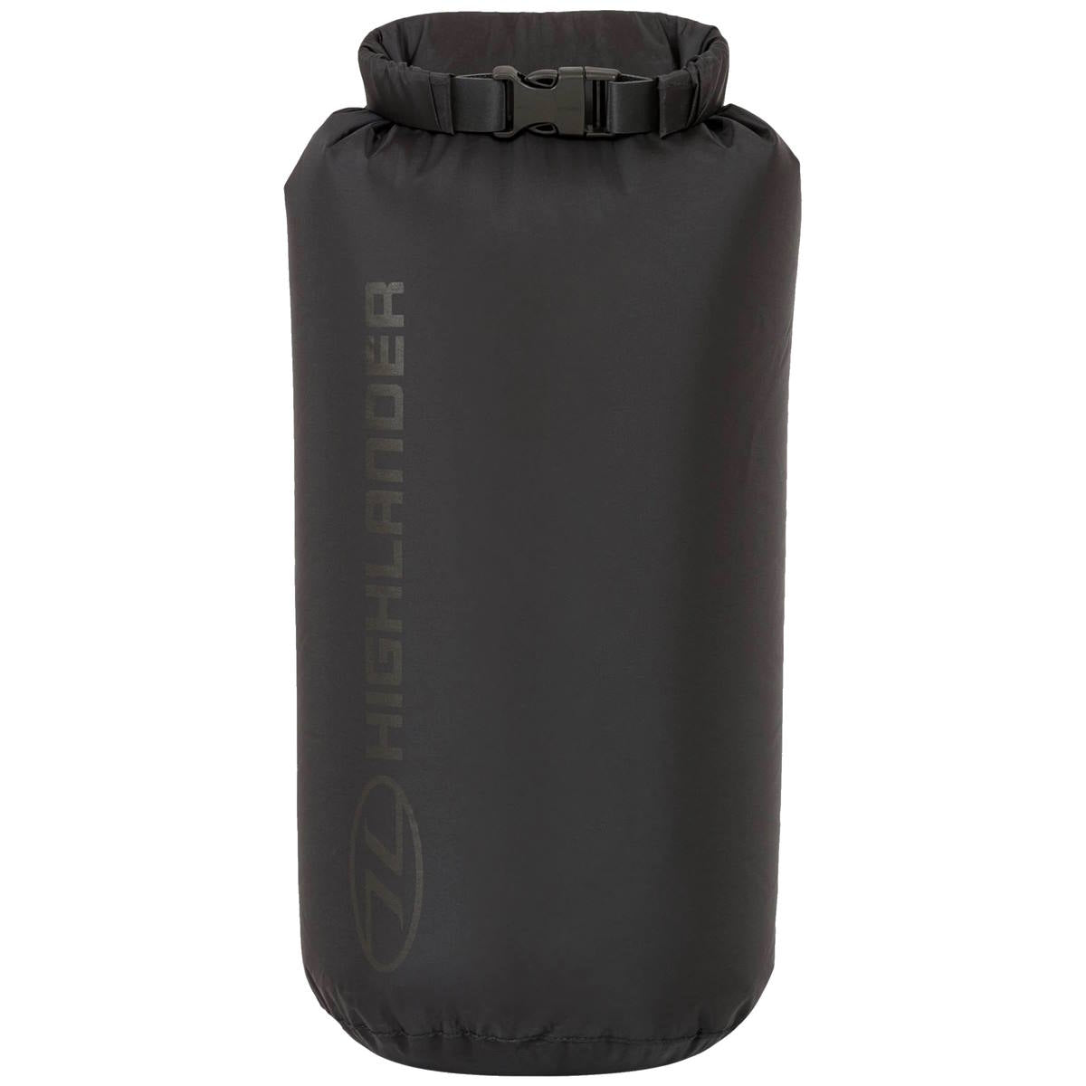 highlander waterproof dry bag black 25 litre