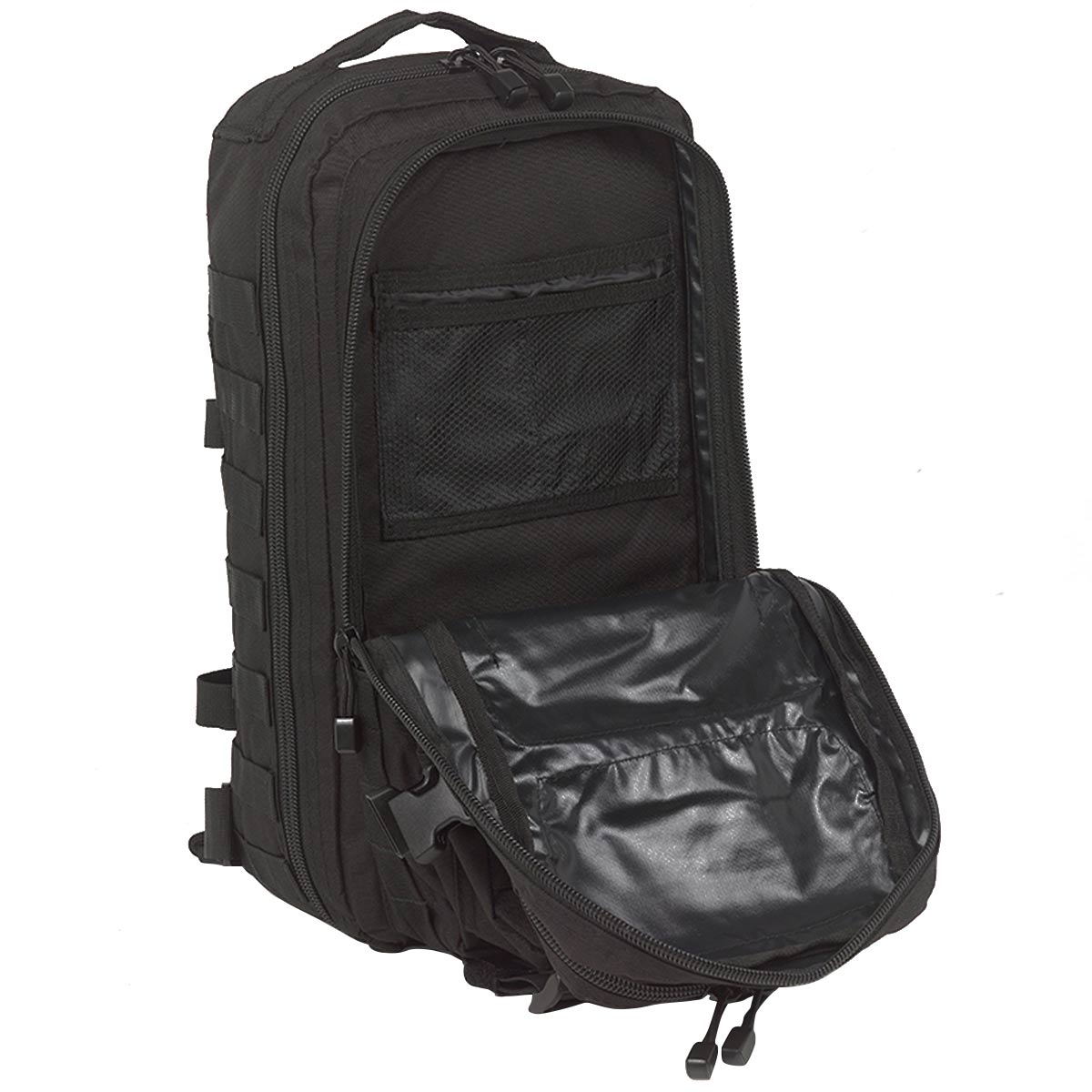 inner mesh pocket molle assault pack 20l black mil tec