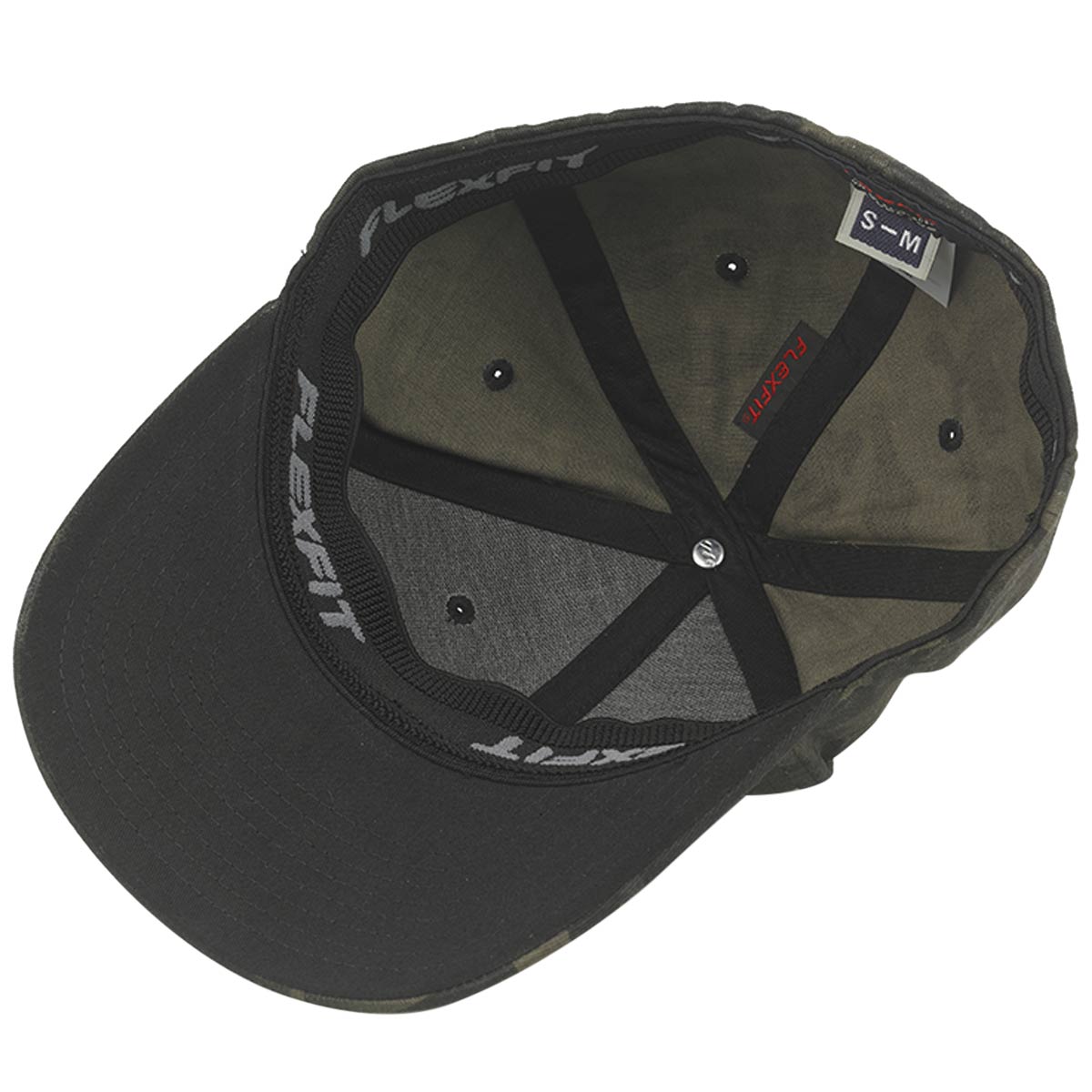 inner of crye multicam black flexfit cap 6 panels
