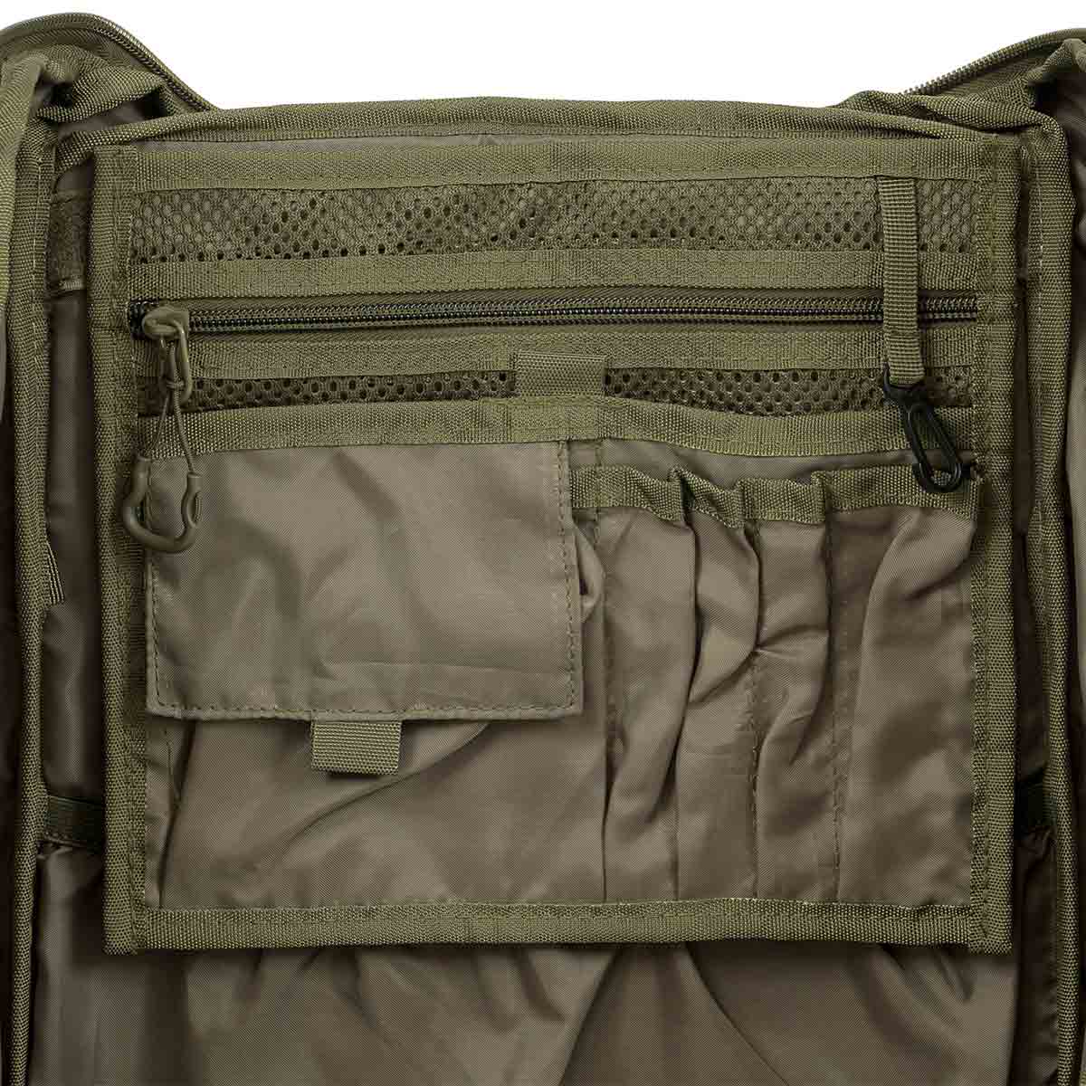 inner organizer pocket highlander eagle 3 green backpack 40l