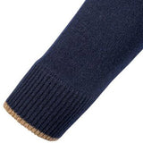 jack pyke ashcombe crewknit jumper pullover navy casual lambswool
