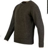 jack pyke dark olive ashcombe crewknit pullover country knitwear smart casual