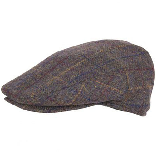 jack pyke wool blend flat cap brown