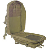 kombat 28l molle assault pack main compartment coyote