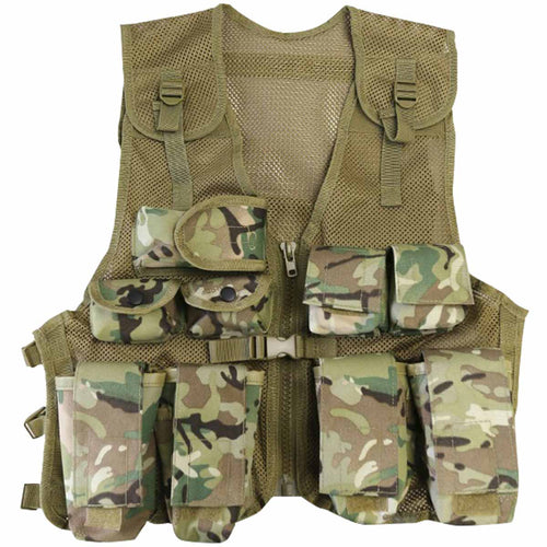 kombat btp camouflage kids assault vest