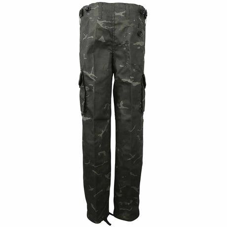kid trousers btp black camo rear