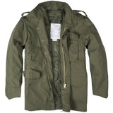 m65 military field jacket olive green