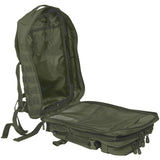 main compartment of kombat 28l molle assault pack olive green