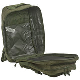 main compartment of mil tec molle assault pack 36l olive