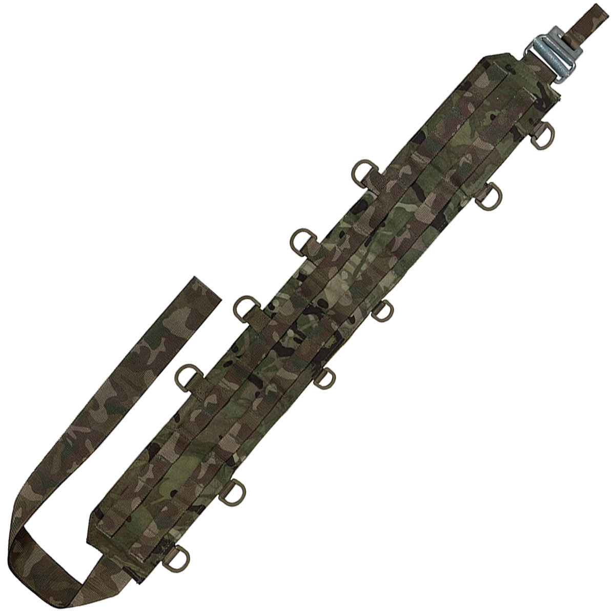marauder mtp camo molle platform belt 2 row outer side