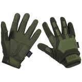 mfh action tactical gloves olive green