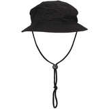 mfh black special forces ripstop bush hat chinstrap