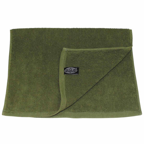mfh terry towel olive green 50 x 30cm