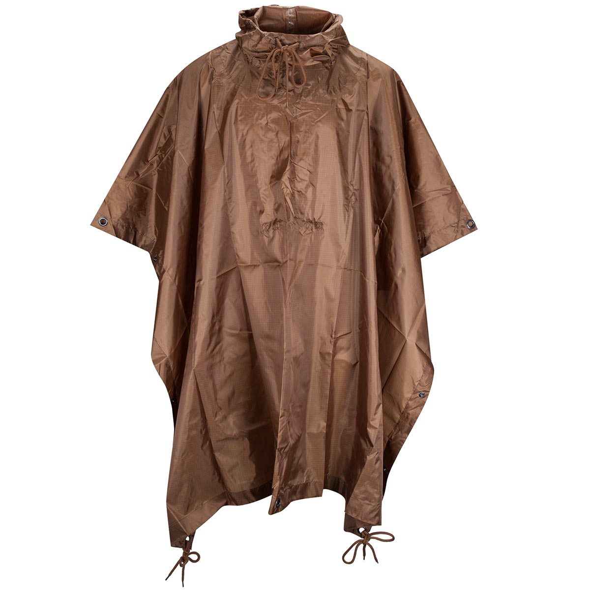 MFH Poncho Tent Hooded PU Coated Rip Stop Material Lightweight M05 Camouflage main image 1