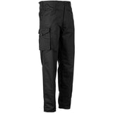 mil com mod police pattern trousers black right angle