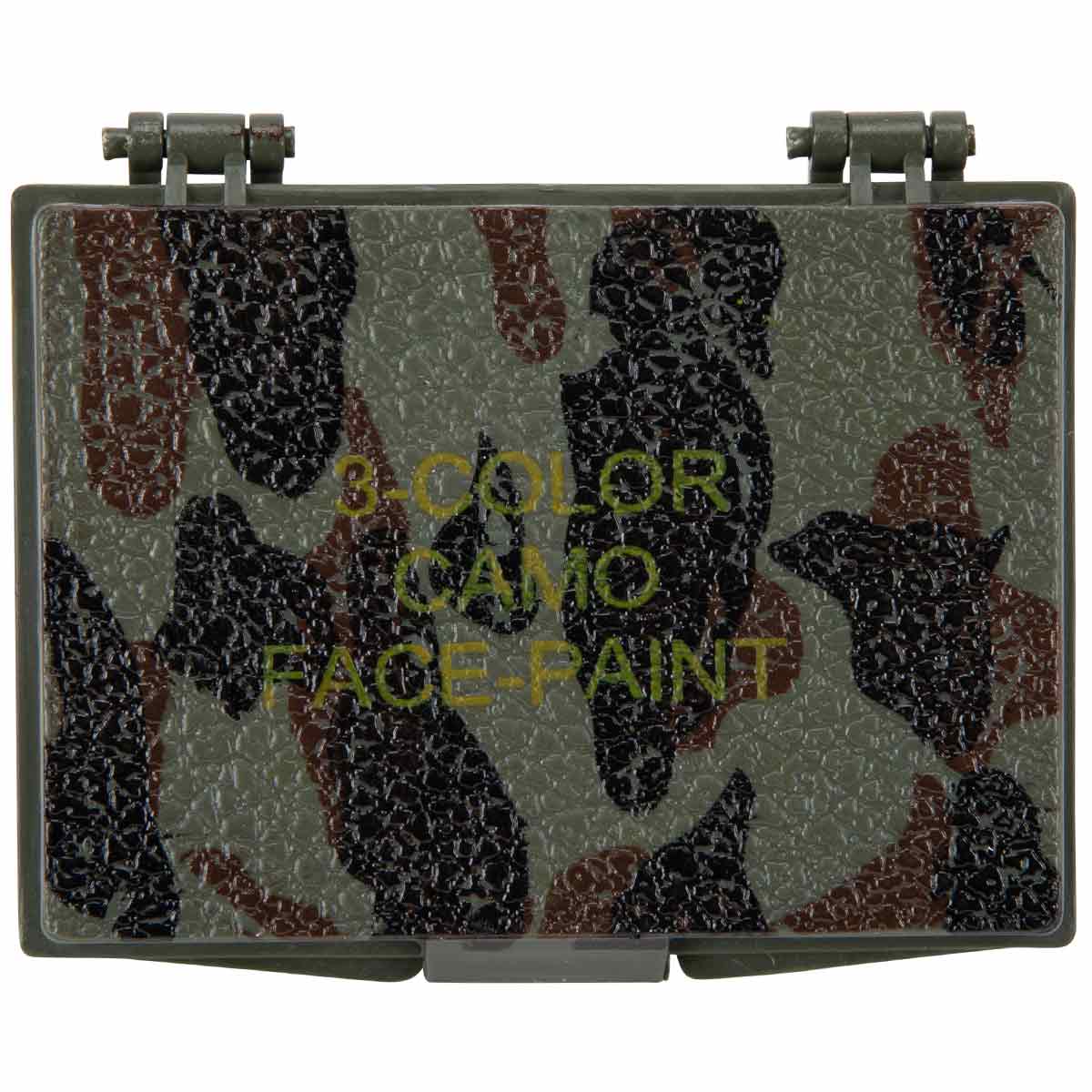 mil tec 3 colour face paint woodland camo cover