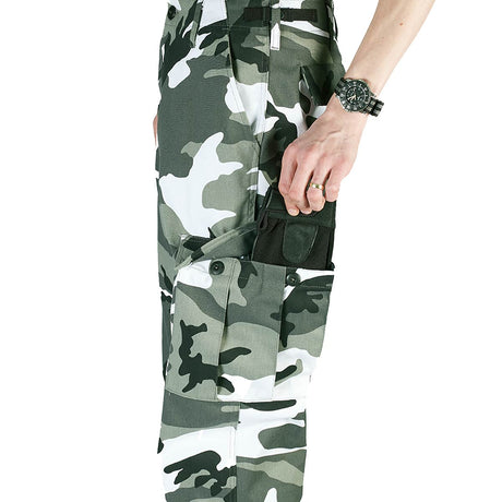 mil tec bdu ranger combat trousers urban camo large leg pocket
