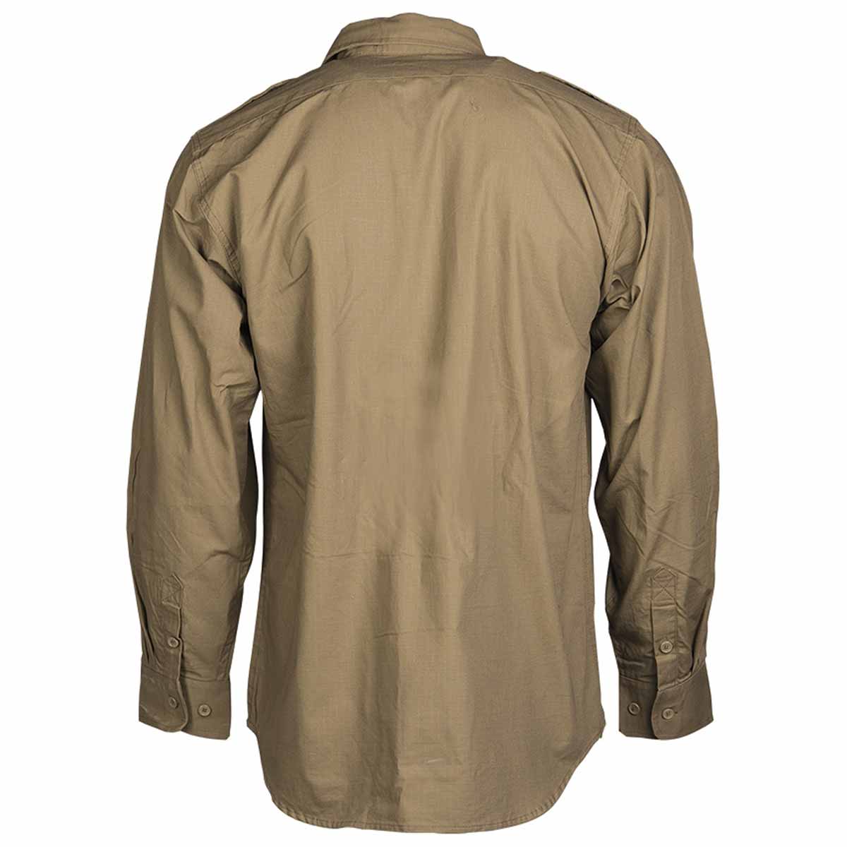 rear ripstop field shirt coyote
