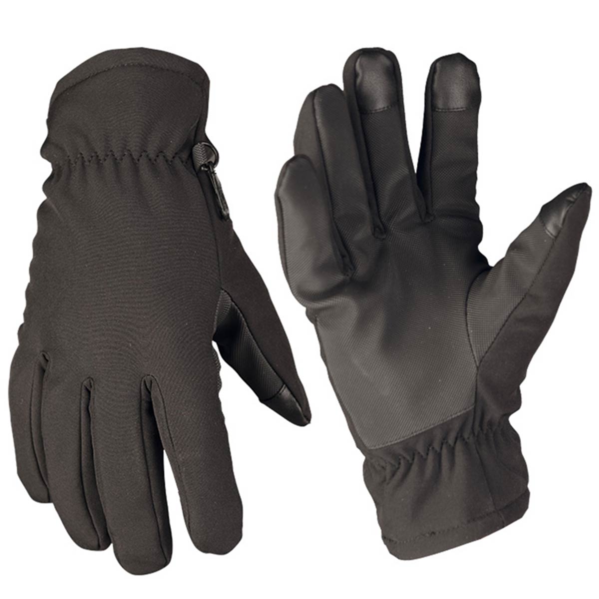 Mil-Tec Softshell Thinsulate Gloves Black