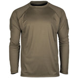 mil tec tactical quick dry long sleeve shirt olive green