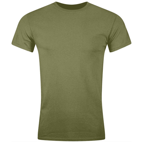 olive green army cotton t-shirt