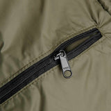 internal zip on olive sleeka original jacket
