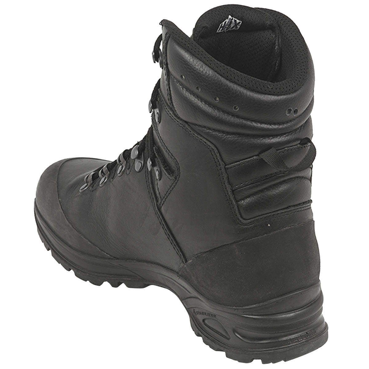rear angle of haix commander gtx boots black